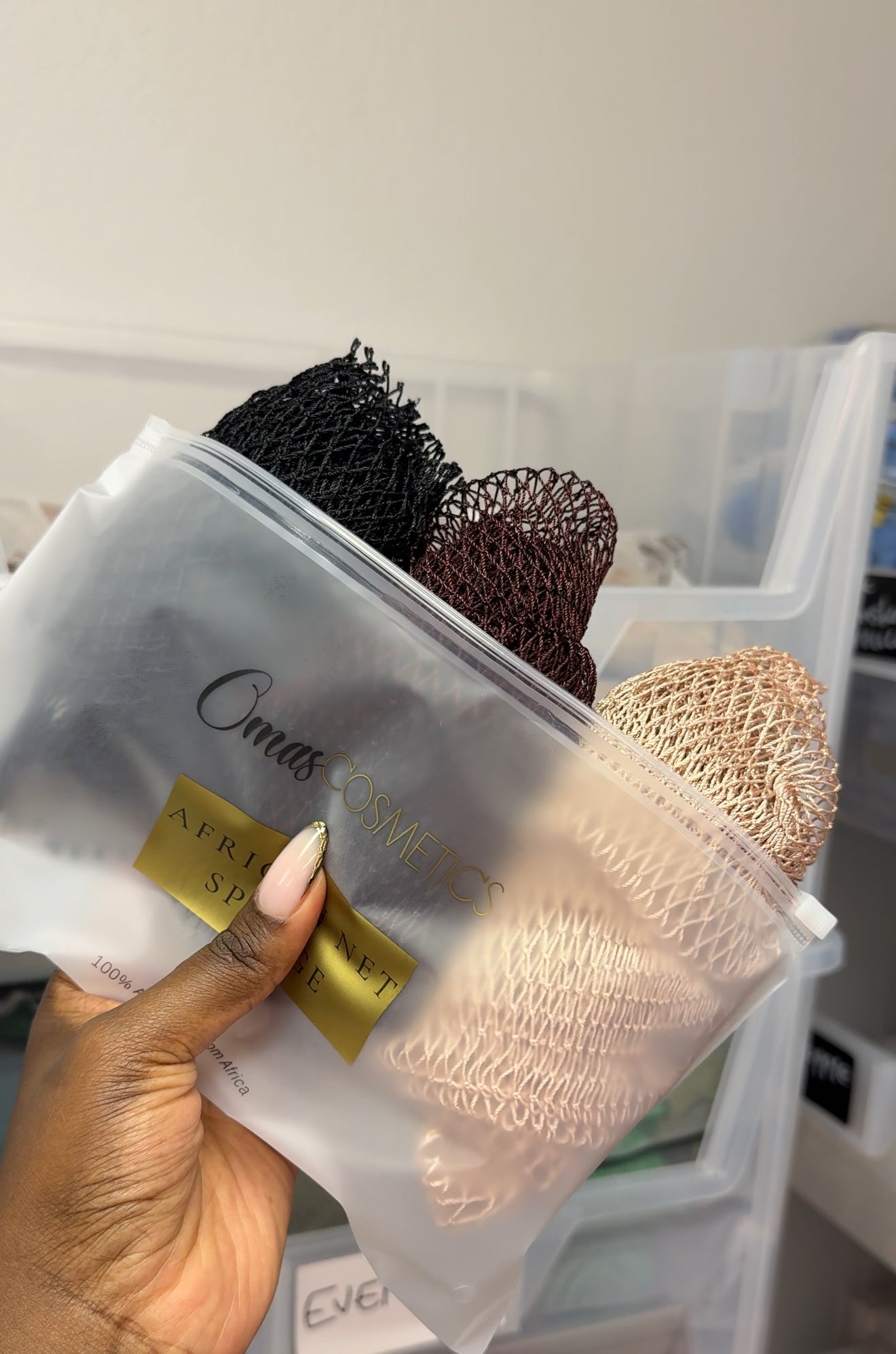 3 Piece African net sponge bundle