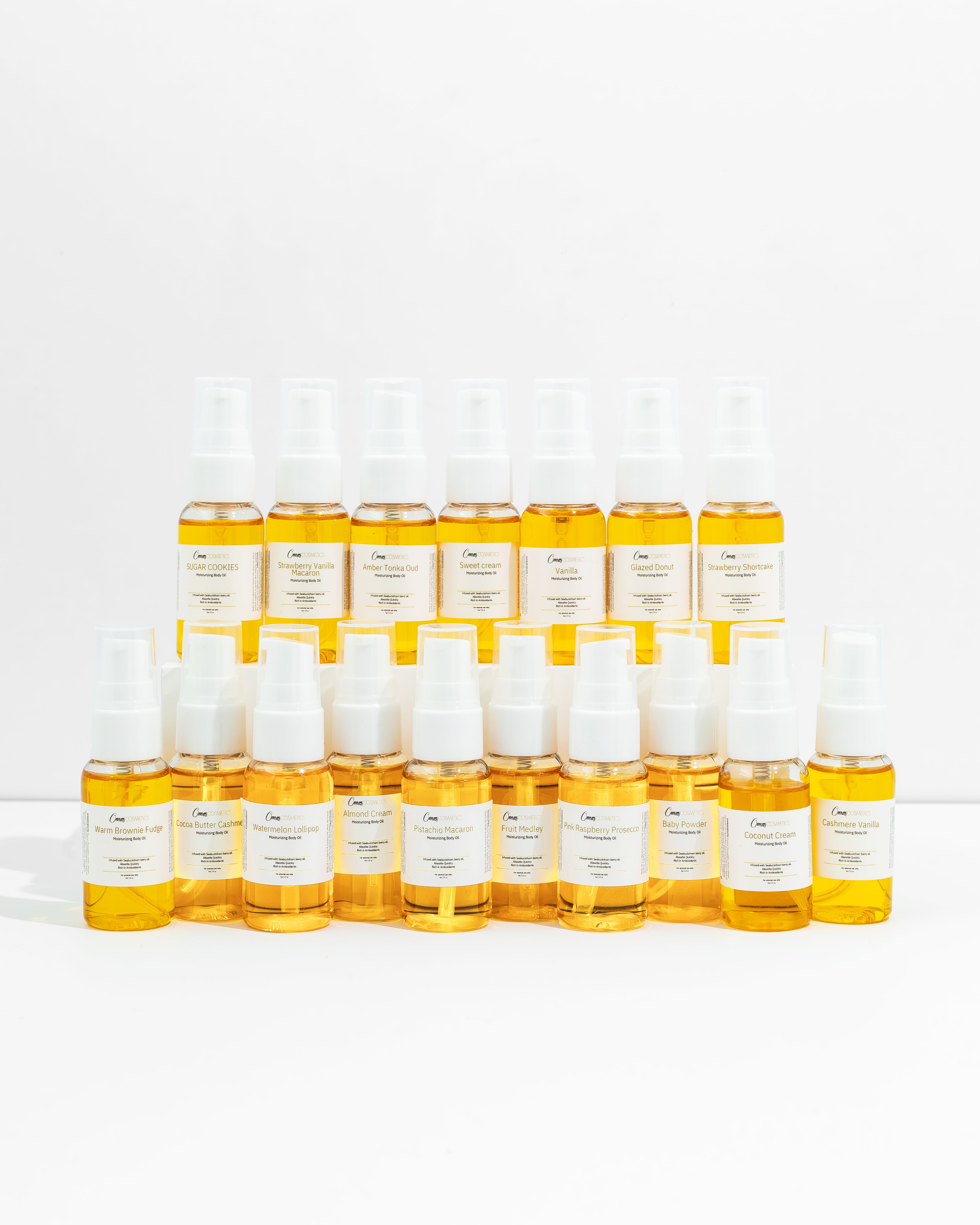 Mini Sample body oils - Omas Cosmetics