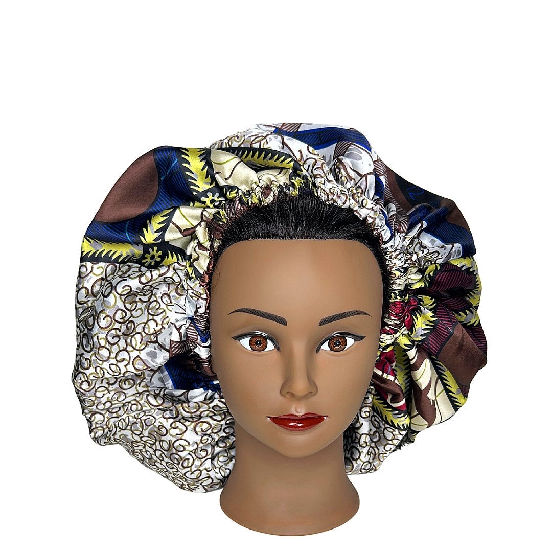 Chisom(Reversible silk bonnet)